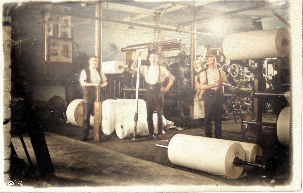 Inside an Early Paper Mill